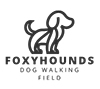 Foxyhounds Dog Walking Field  Logo